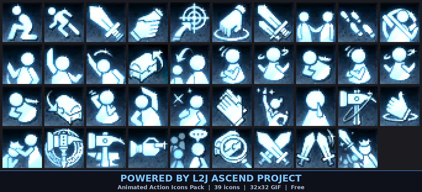 Ascend Animated Item Icons Pack (39)